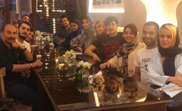 Sardar Azmoun spending quality time with his friends